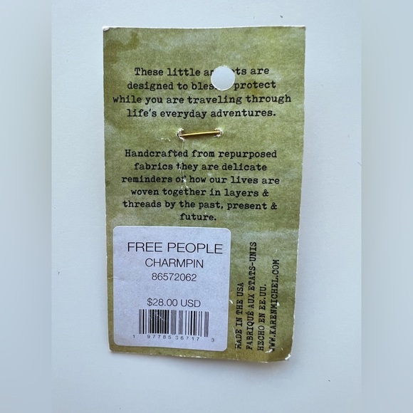 Free People “you are loved” Magic charm pin - Picture 3 of 5
